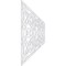 Ekena Millwork Set of Four Panels for 94 1/2"W x 32 1/4"H Baytown Fretwork Wainscot Wall Paneling WPKP16X01X47BYT - alternate 2